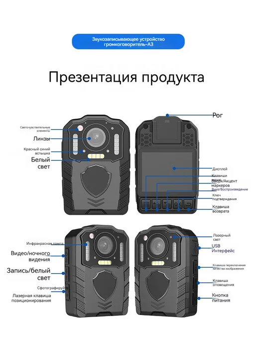 A3 Профессиональный аудио видео рекордер（32G）, 64 г, фото 8