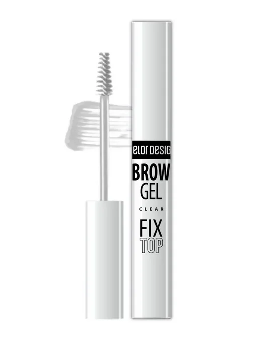 BELOR DESIGN Гель для бровей прозрачный фиксатор Fixtop brow gel, белый, фото 2