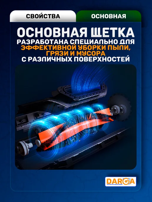 Аксессуары на робот-пылесос Roborock Q8 Max Pro и др. 3 пр, 3 шт, фото 7