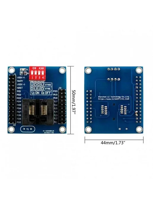 MyPads Программатор STM8S 8L TSSOP20 автономный тест-гнездо, 8 л, фото 5