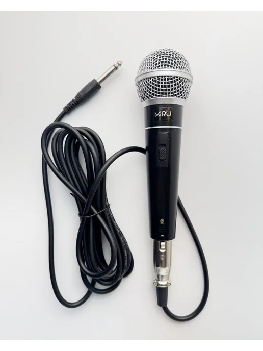 MIRU Проводной динамический микрофон MIC002, серый, фото 4
