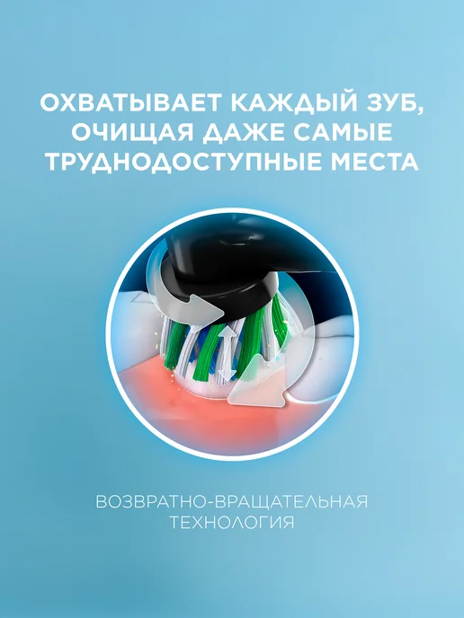 Oral-B Электрическая щетка Vitality Pro, бритва Gillette ProGlide, черный, фото 6