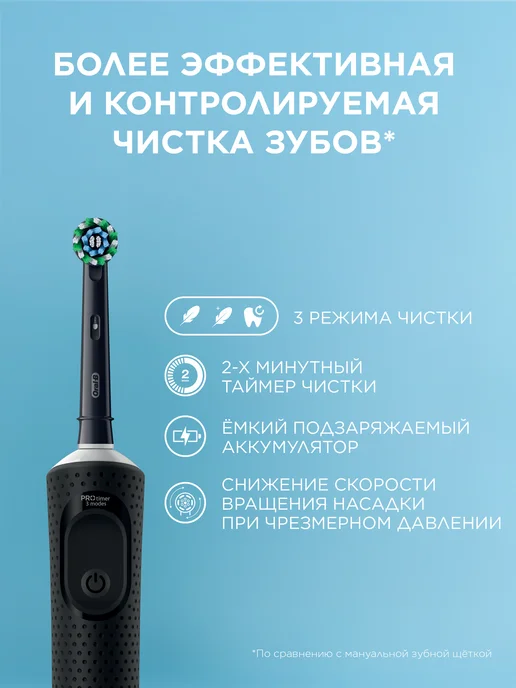 Oral-B Электрическая щетка Vitality Pro, бритва Gillette ProGlide, черный, фото 8