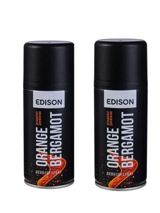 Edison deo Дезодорант спрей 2 шт. по 150 мл, 2 шт, 150 мл, фото 3