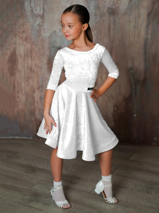 SARDANA DRESS Рейтинговое платье, бейсик тренировочное, белый, фото 3