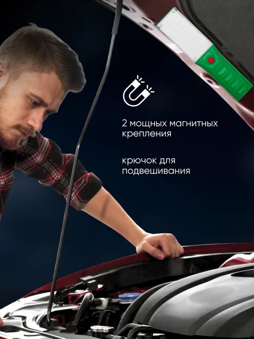 Rockforce Кемпинговый фонарик светодиодный ручной с зарядкой, вариант, фото 4