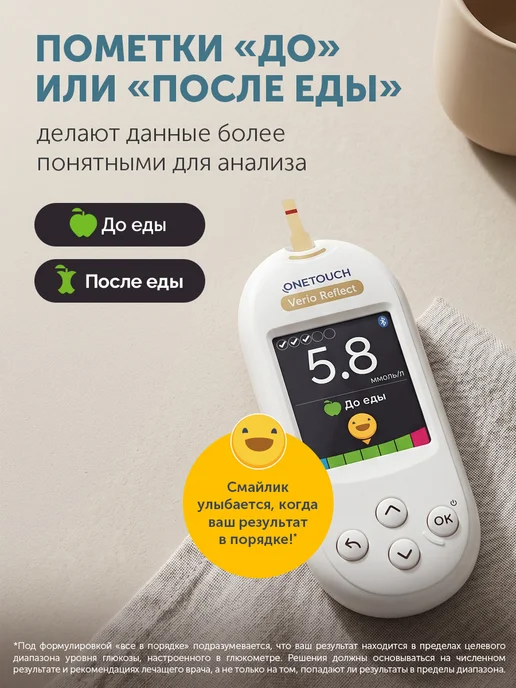 OneTouch Глюкометр One Touch Verio Reflect, вариант, фото 5
