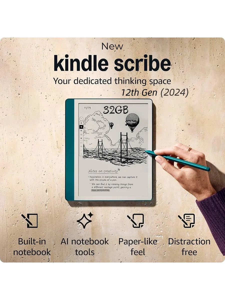 Электронная книга сенсорная Kindle Paperwhite 12 2024 32 ГБ