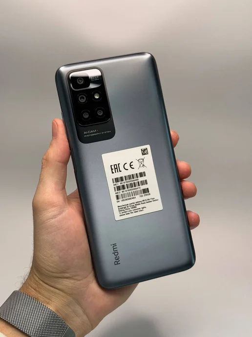 Смартфон Xiaomi Note 11 6/128 ГБ, черный, фото 2