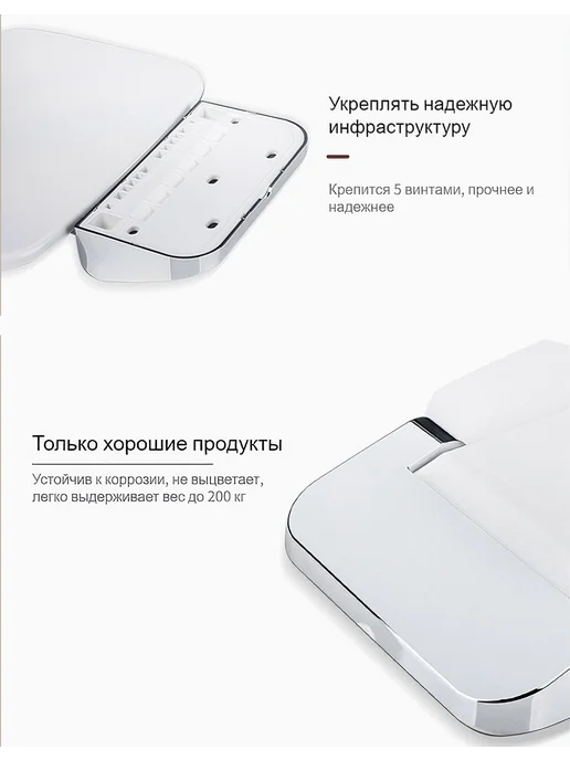 Настенное откидное сиденье для ванной комнаты，черное, черный, фото 7