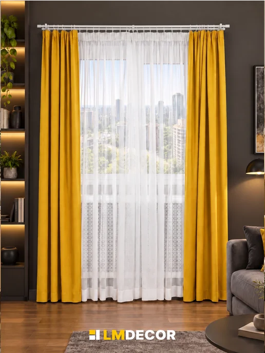 LM Decor Карниз для штор 2-х рядный раздвижной 200-360 см Белый, белый, фото 4