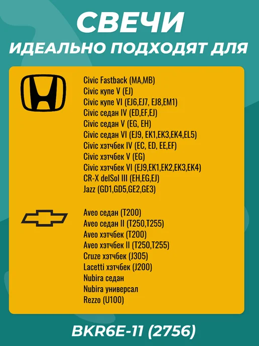 NGK Свечи зажигания для Lancer 9 1.6 Lacetti комплект 4шт, 4 шт, фото 3