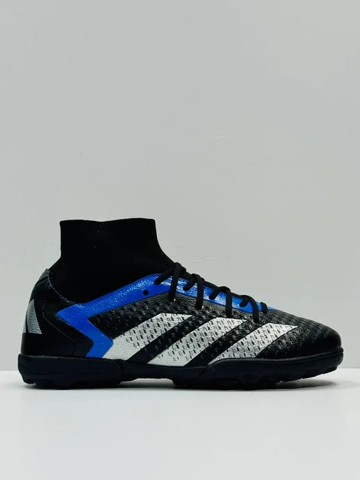 adidas Бутсы сороконожки футбольные с носком Бампы, синий
