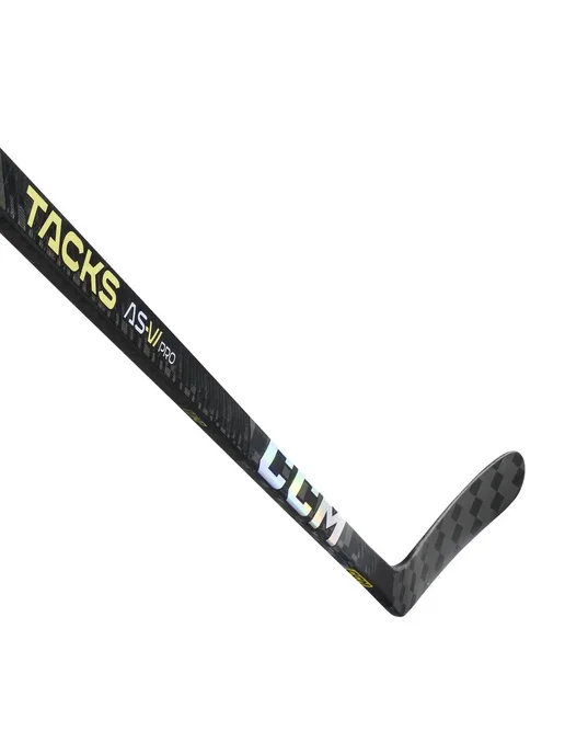 CCM Клюшка хоккейная детская Tacks AS-VI Pro. Левый хват P28 F30, черный, фото 2