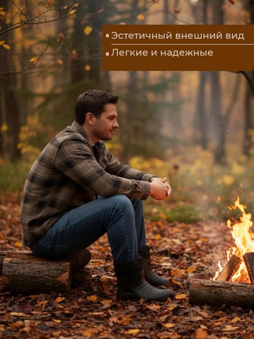 SezamFoot Резиновые сапоги, черный, фото 5