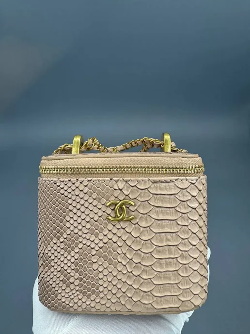 Chanel Шанель сумка клатч, бежевый, фото 3