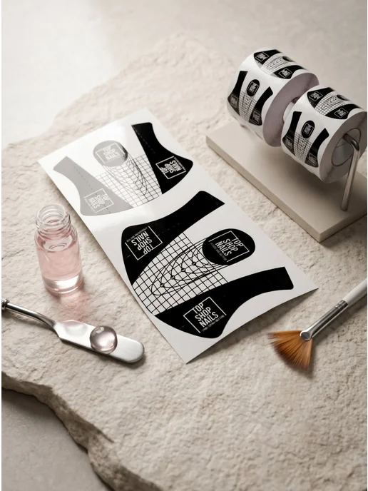 TopShopNails Формы пластиковые для наращивания ногтей, 500 шт, 500 шт, фото 4