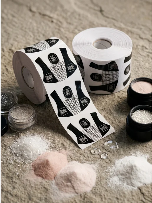 TopShopNails Формы пластиковые для наращивания ногтей, 500 шт, 500 шт, фото 6