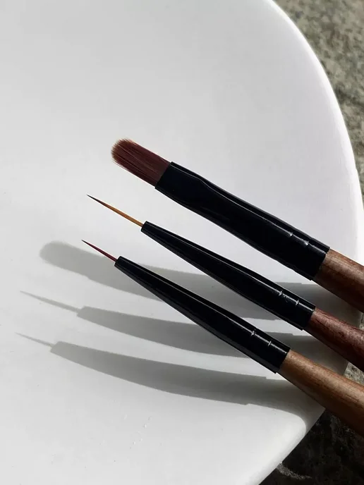 TopShopNails Кисть Sniper для тонких линий 6мм, черный, фото 8