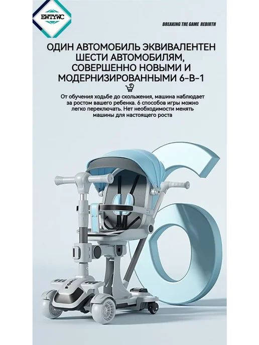 Коляска прогулочная, вариант, фото 2