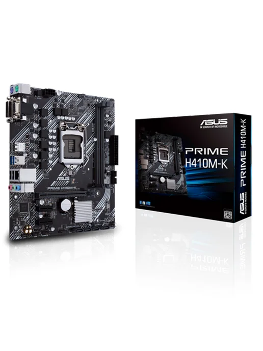 Asus Материнская плата Prime H410M-K Socket 1200 mATX 2*DDR4 M.2, matx, фото 2