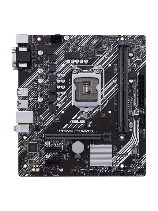 Asus Материнская плата Prime H410M-K Socket 1200 mATX 2*DDR4 M.2, matx, фото 3