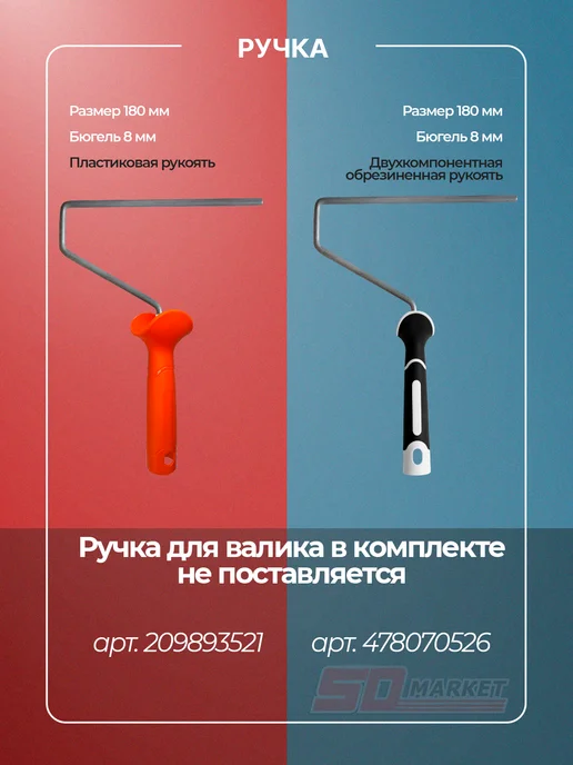 DECOR инструменты Ролик для фасадных красок 18 см широкий, вариант, фото 6