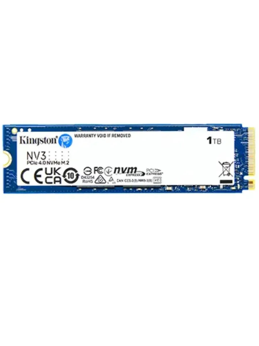 Твердотельный накопитель SSD NV3 SNV3S 1000GBK Kingston 936975388 купить за 17 363 ₽ в интернет‑магазине Wildberries