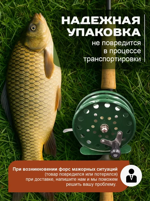 Grand House Катушка для зимней рыбалки инерционная 6.5см, 2 шт, фото 6