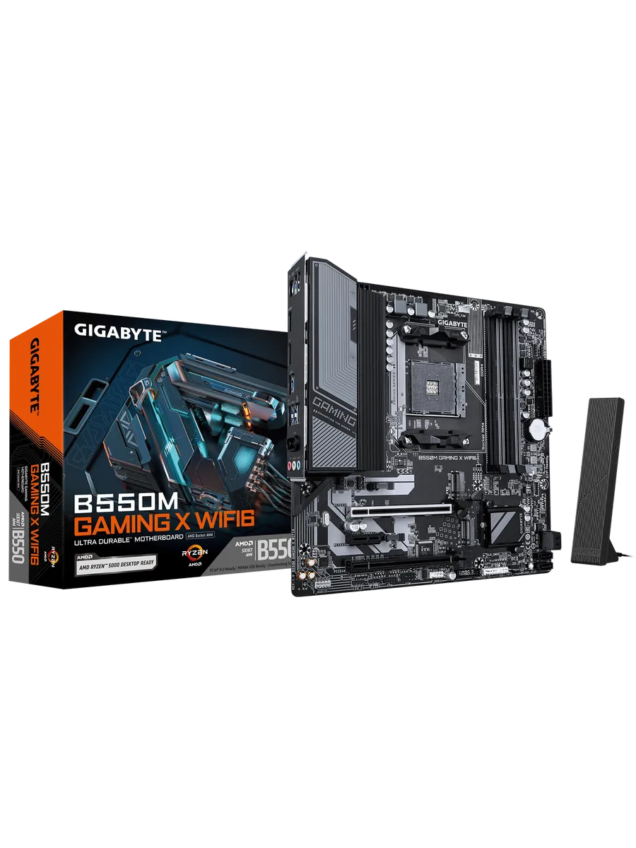 Материнская плата B550M GAMING X WIFI6 AM4 AMD B550 mATX RTL