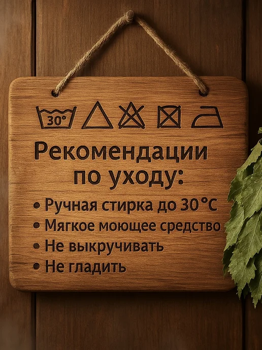 #Я И БАНЬКА Набор для Бани Белый с зеленой бейкой, белый, фото 4