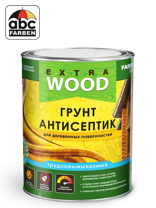 Farbitex Грунт Антисептик 9л, 2,5 л