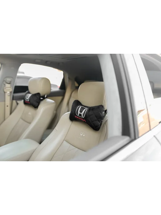 Honda Автоподушки под шею на подголовник - 2 шт, 2 шт, фото 2