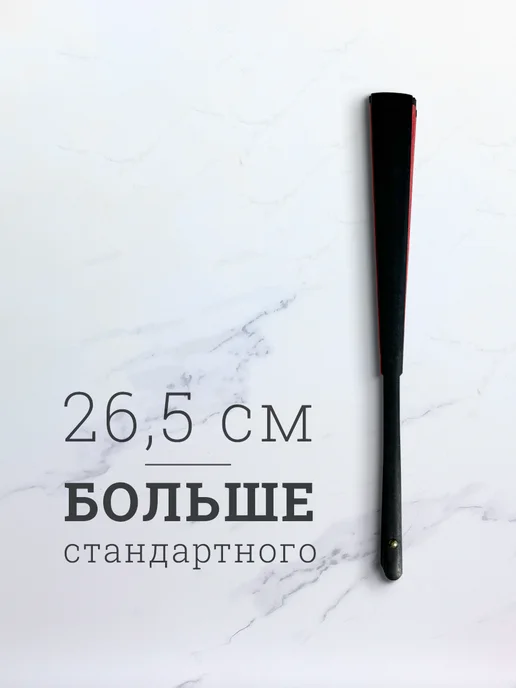 TrendyNow Японский веер складной деревянный от жары для танцев, черный, фото 2