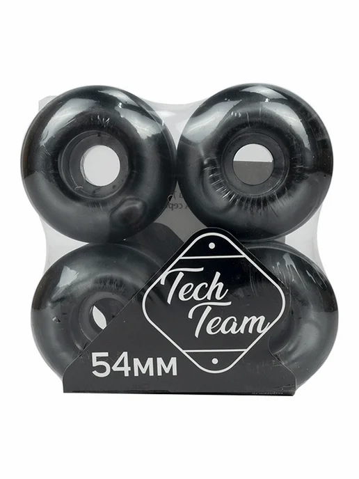 TECH TEAM Колёса для скейта 54 x 36 99A белые, серый, фото 2