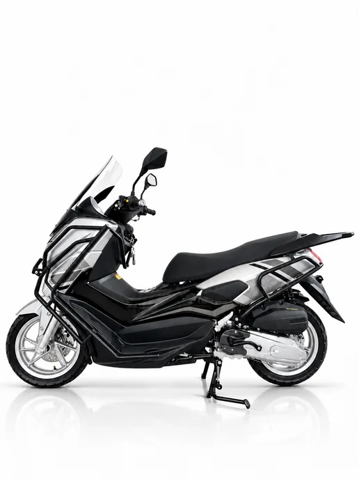 ТЕХНОМОТОРФ Скутер QUANTUM Grey 49 (170) см3, бензиновый, серый, фото 2