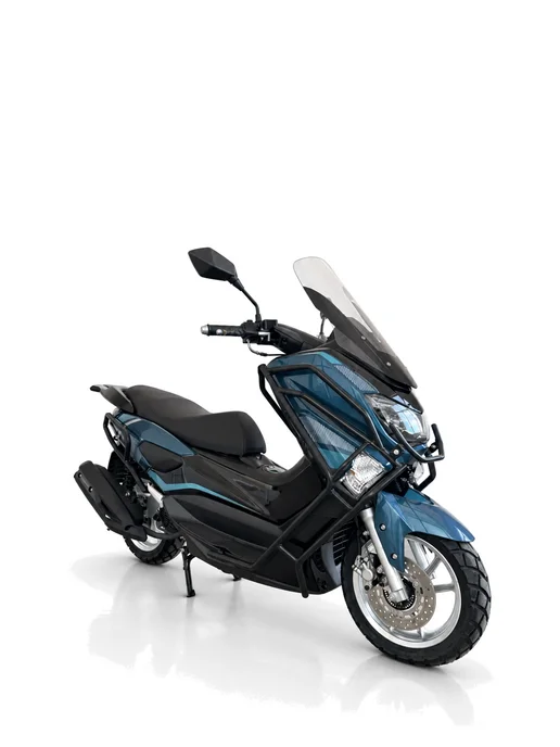ТЕХНОМОТОРФ Скутер QUANTUM Grey 49 (170) см3, бензиновый, синий, фото 3