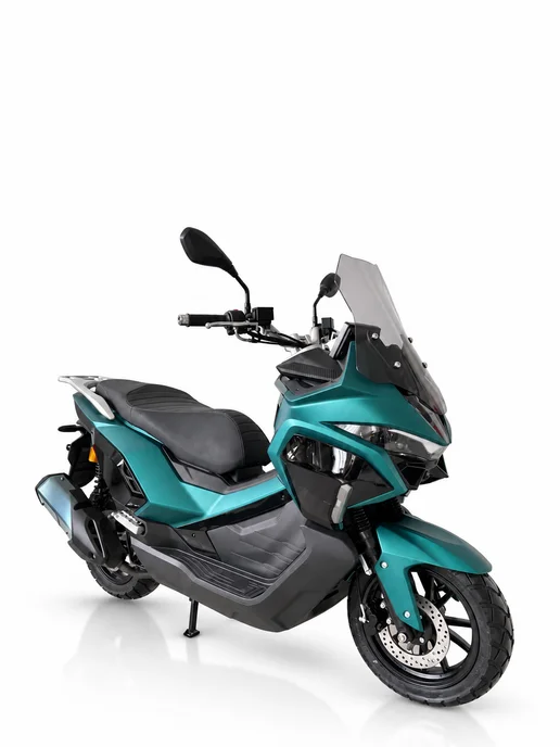 ТЕХНОМОТОРФ Макси-скутер TRACER ADV 2 GREEN 49 (170) см3, бензиновый, зеленый, фото 3