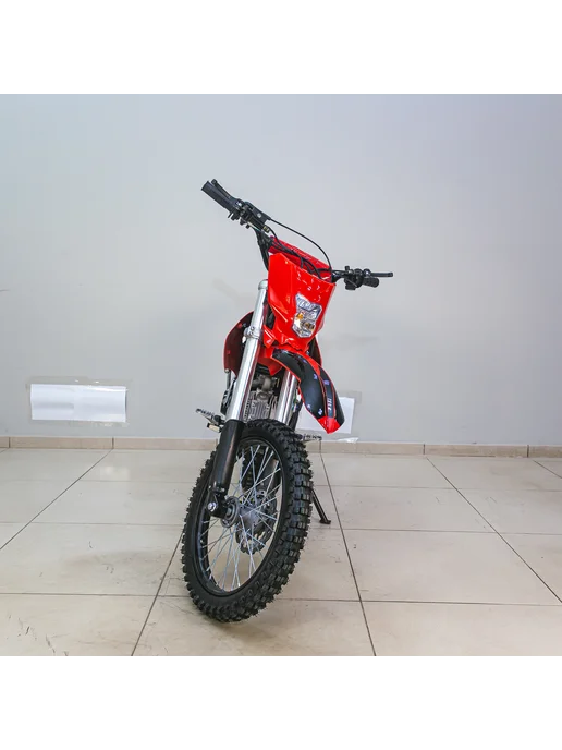 ТЕХНОМОТОРФ Питбайк VMC KXD 17 14 (125 см3) Green, красный, фото 4