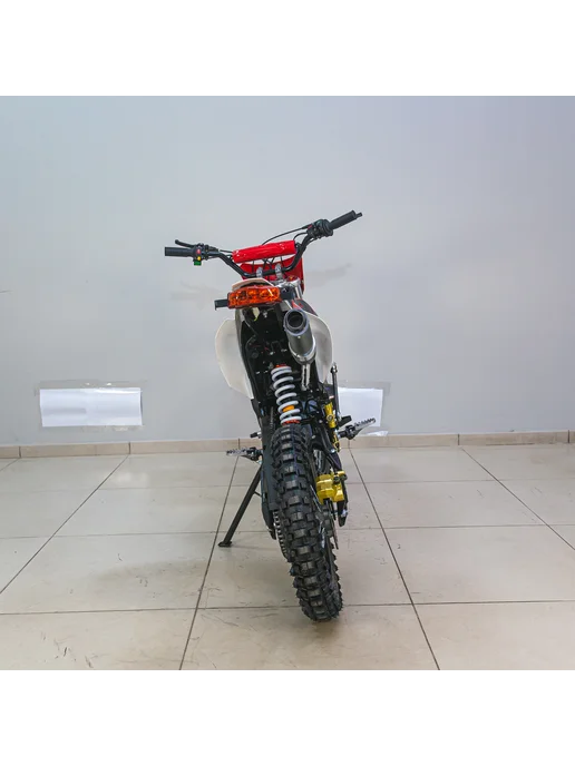 ТЕХНОМОТОРФ Питбайк VMC KXD 17 14 (125 см3) Green, красный, фото 7
