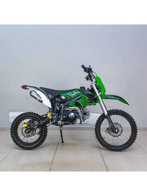 ТЕХНОМОТОРФ Питбайк VMC KXD 17 14 (125 см3) Green, зеленый, фото 6