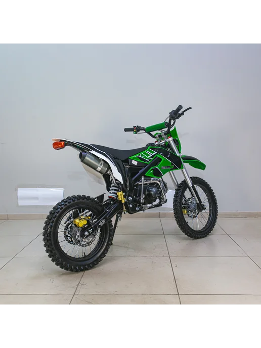 ТЕХНОМОТОРФ Питбайк VMC KXD 17 14 (125 см3) Green, зеленый, фото 7