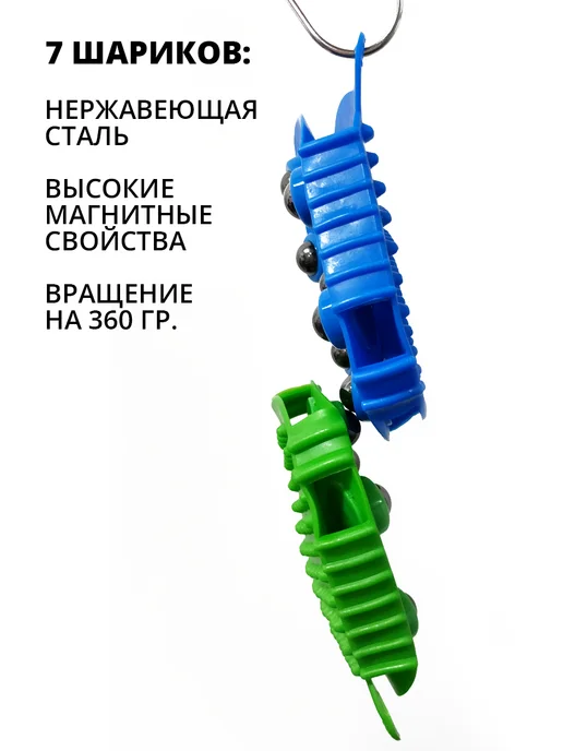 Торг Лайнс Массажер варежка антицеллюлитный для тела с магнитами, зеленый, фото 2