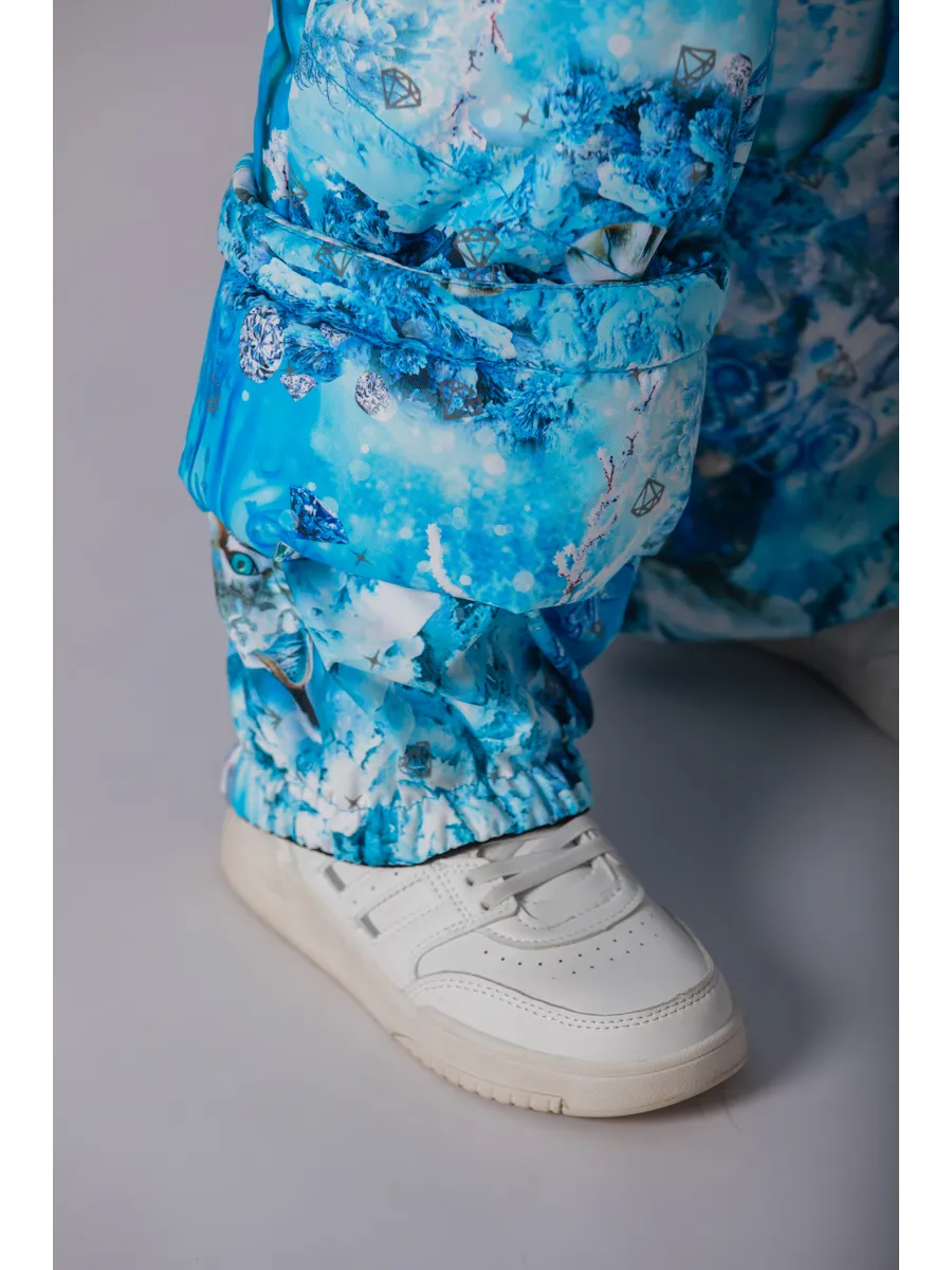 Зимний слитный комбинезон мембрана с натуральной опушкой