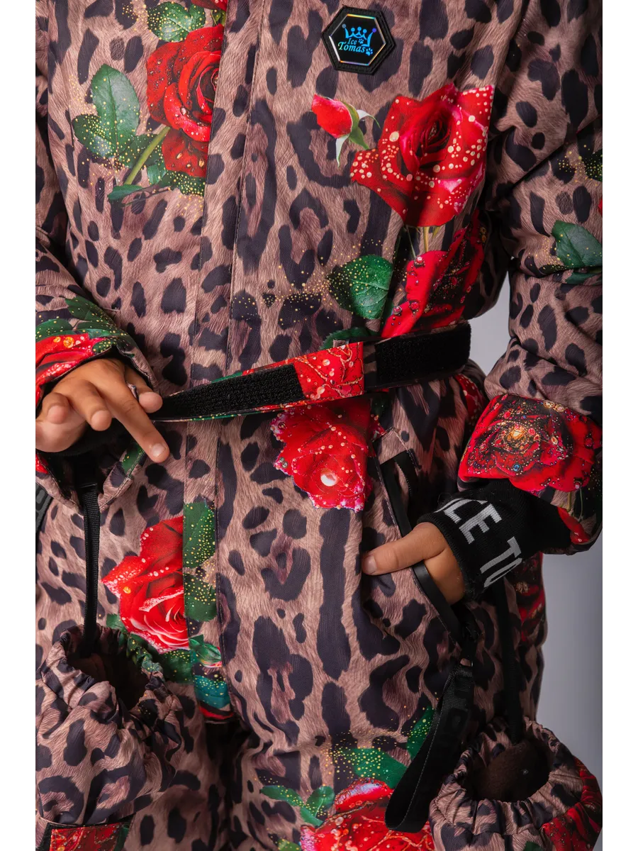 Зимний слитный комбинезон мембрана с натуральной опушкой