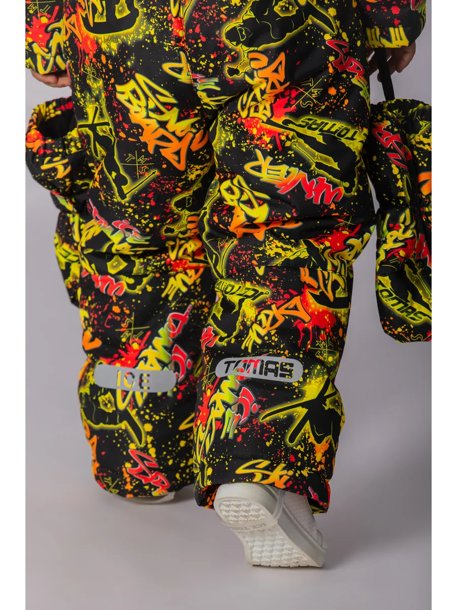 Зимний комбинезон мембрана с натуральной опушкой