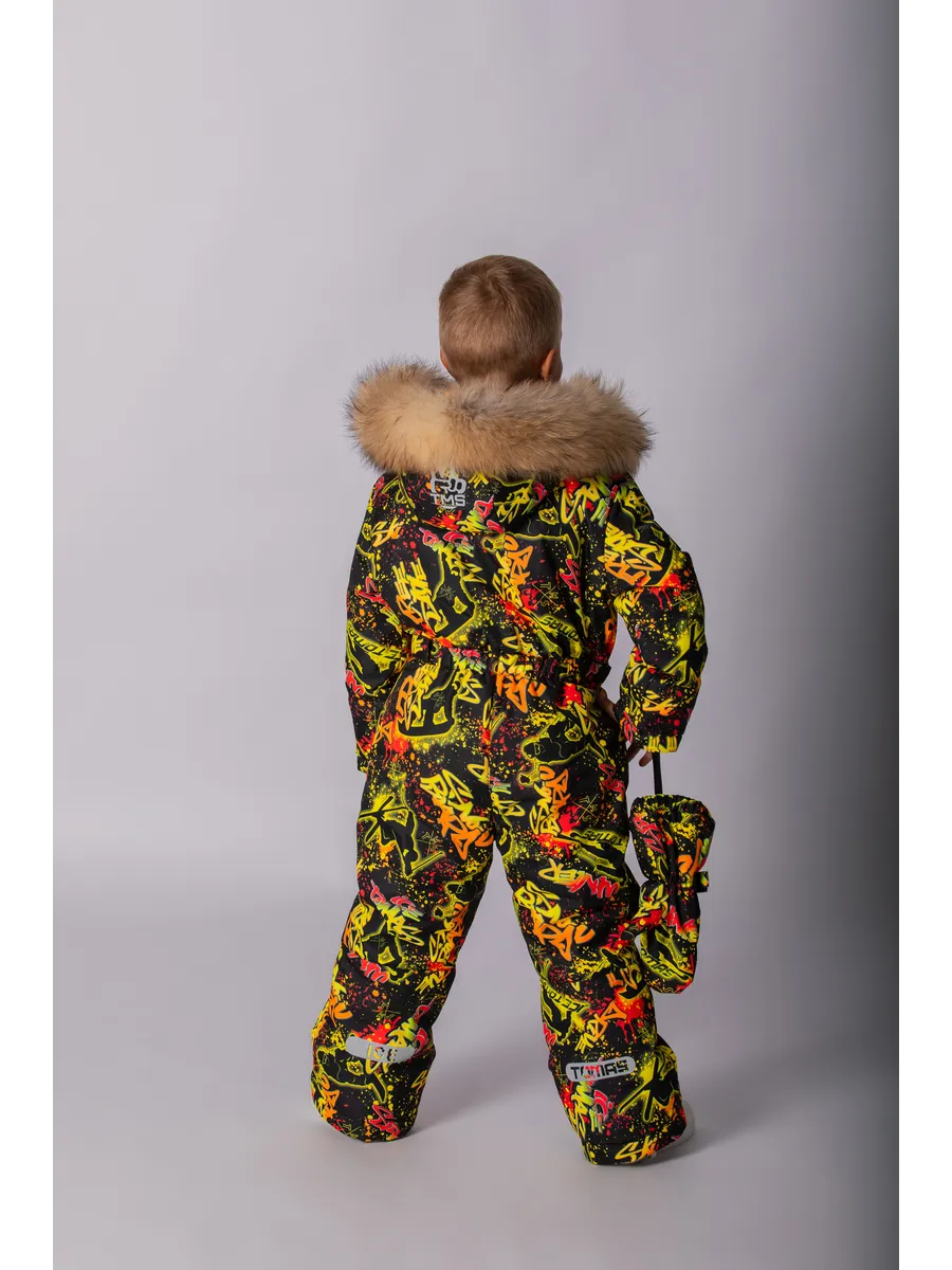 Зимний комбинезон мембрана с натуральной опушкой