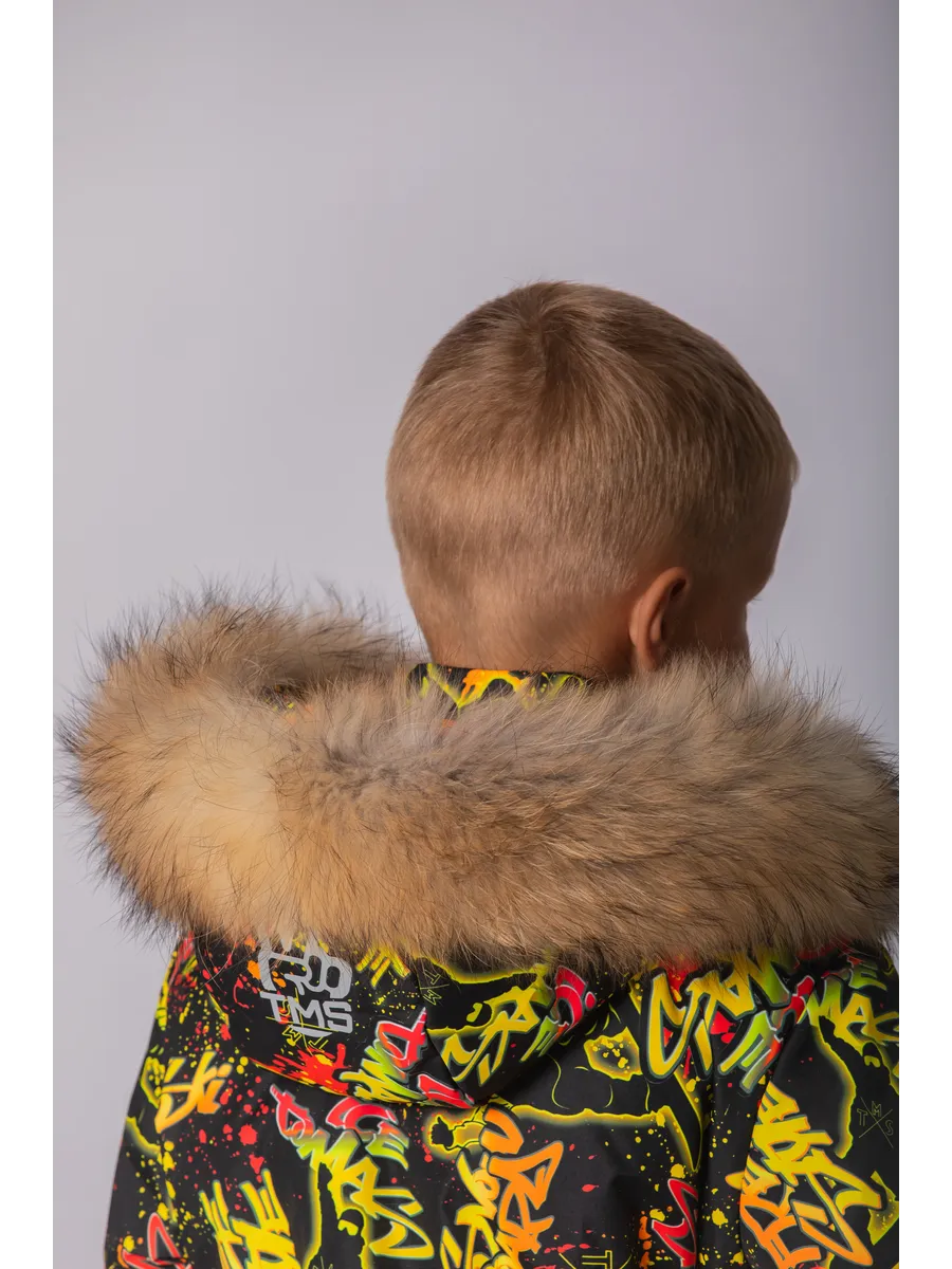 Зимний комбинезон мембрана с натуральной опушкой