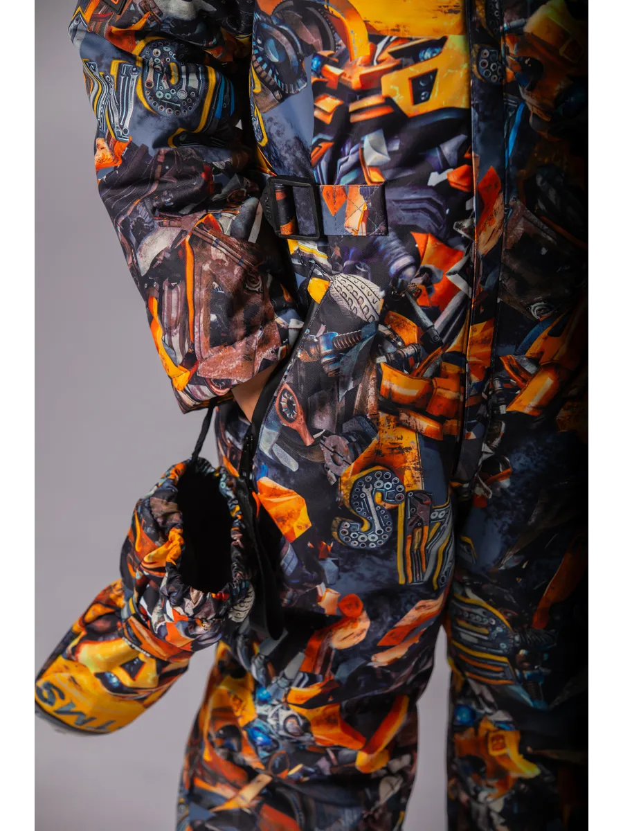 Зимний комбинезон мембранный с натуральной опушкой