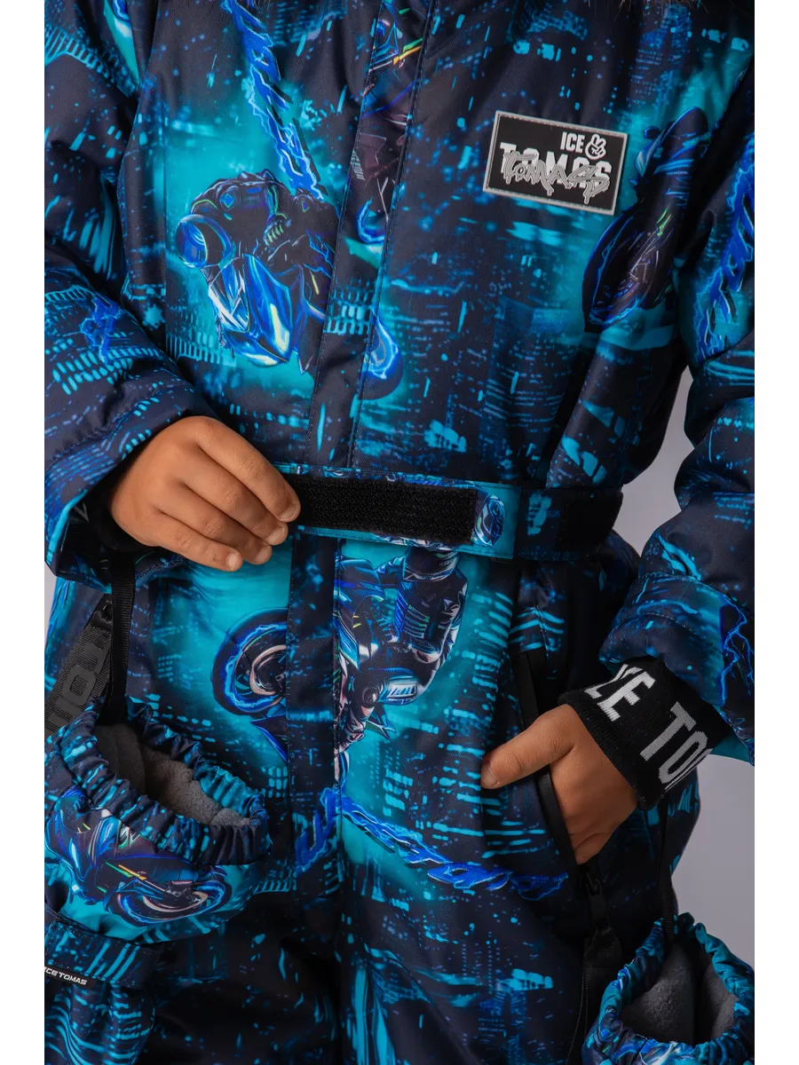 Зимний комбинезон мембрана с натуральной опушкой